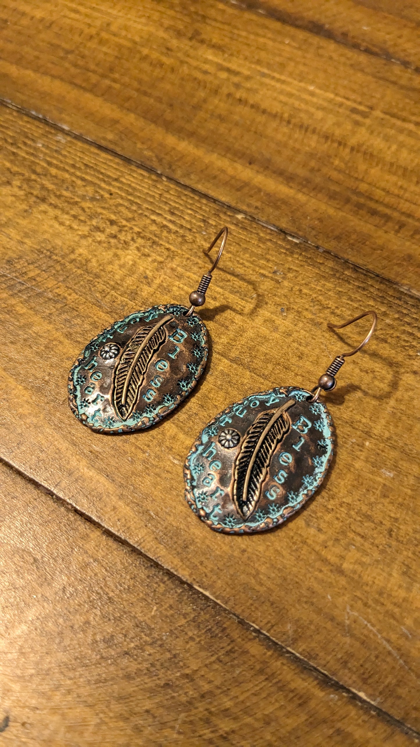Bless Your Heart Charm Earrings