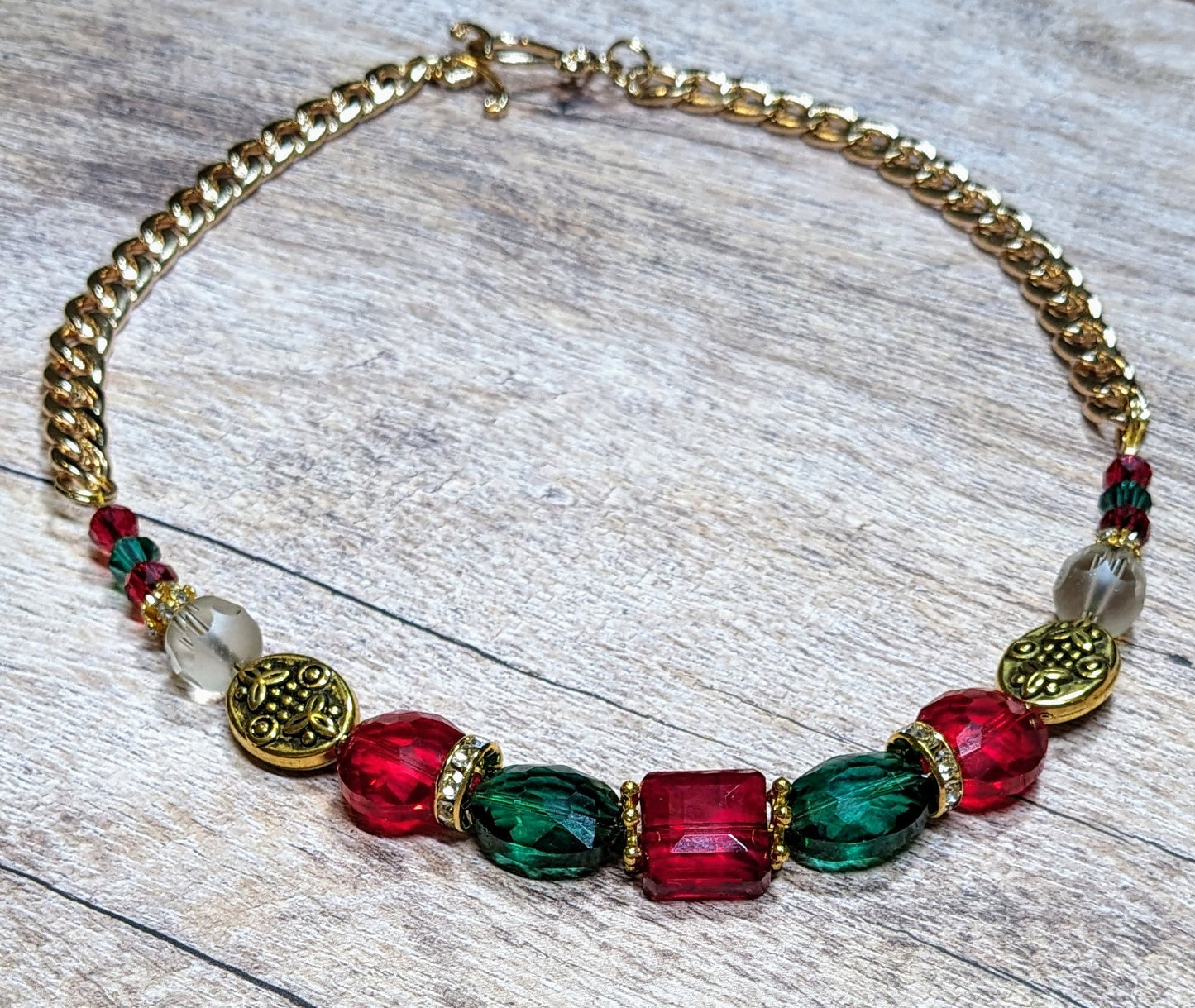 Gum Drop Beaded Necklace