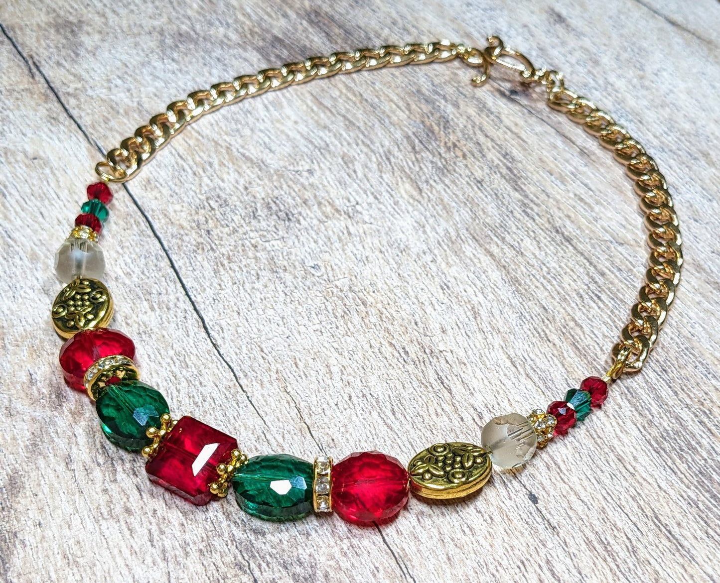 Gum Drop Beaded Necklace