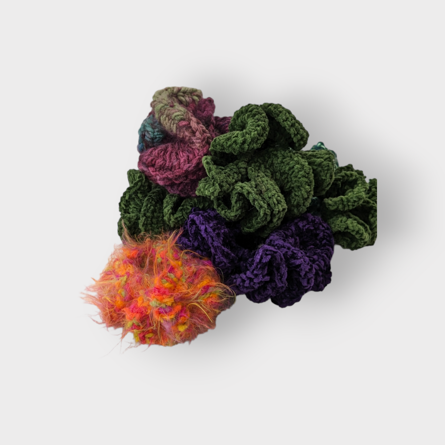 Dark Purple Velvet Hair Scrunchie