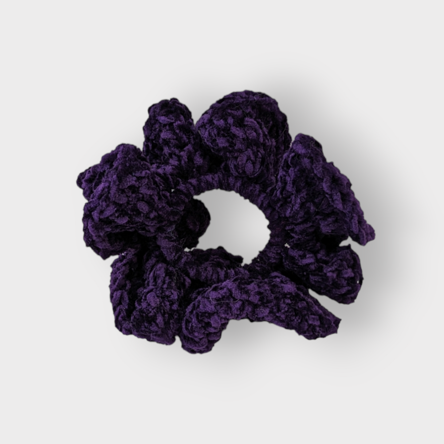 Dark Purple Velvet Hair Scrunchie