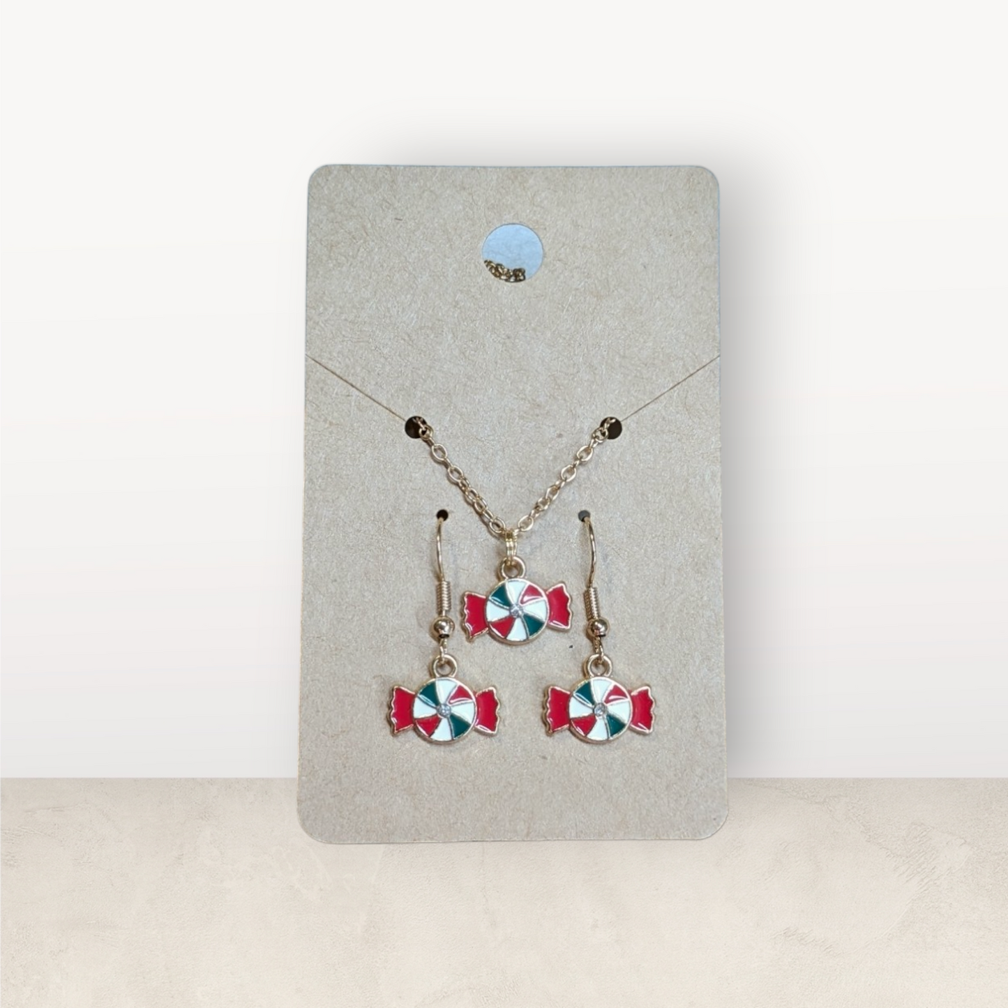 Mini Charm Earring and Necklace Set