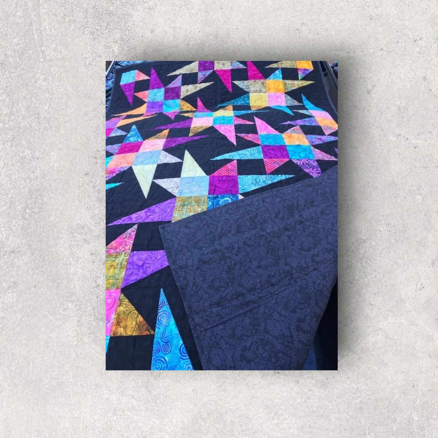 Modern Stars 52”x76” Oversized Quilted Throw