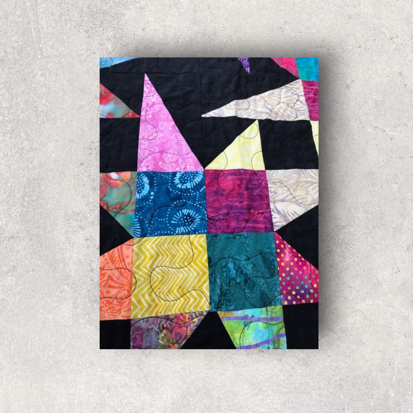 Modern Stars 52”x76” Oversized Quilted Throw