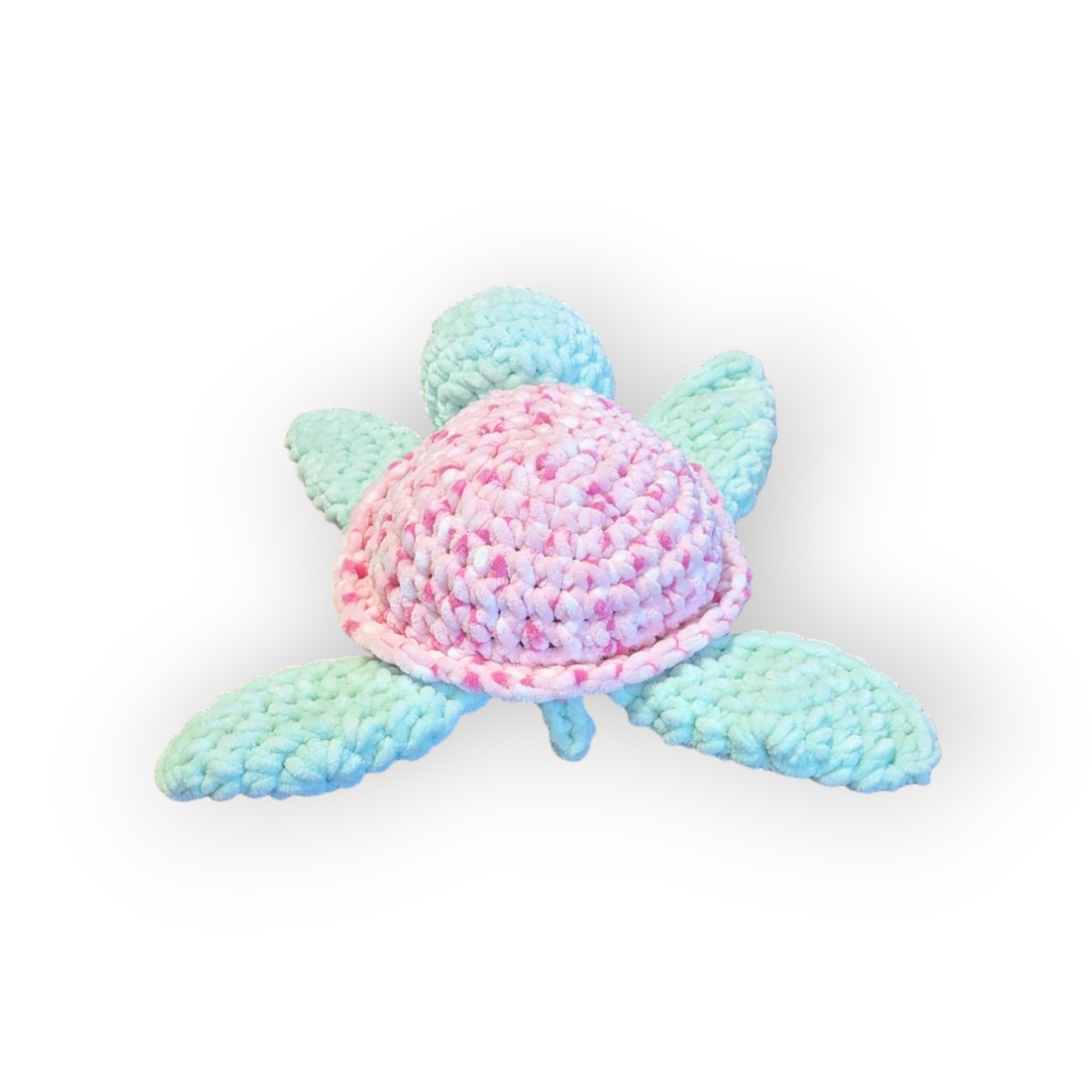 Pink Sprinkles Turtle | Crochet Stuffed Turtle | Turtle Plushie