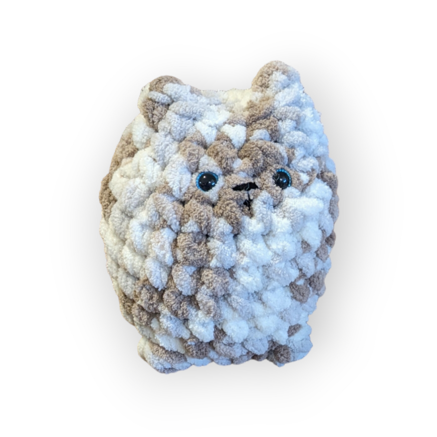 Chocolate Chip Chubby Kitty 2 | Crochet Stuffed Cat | Kitty Plushie