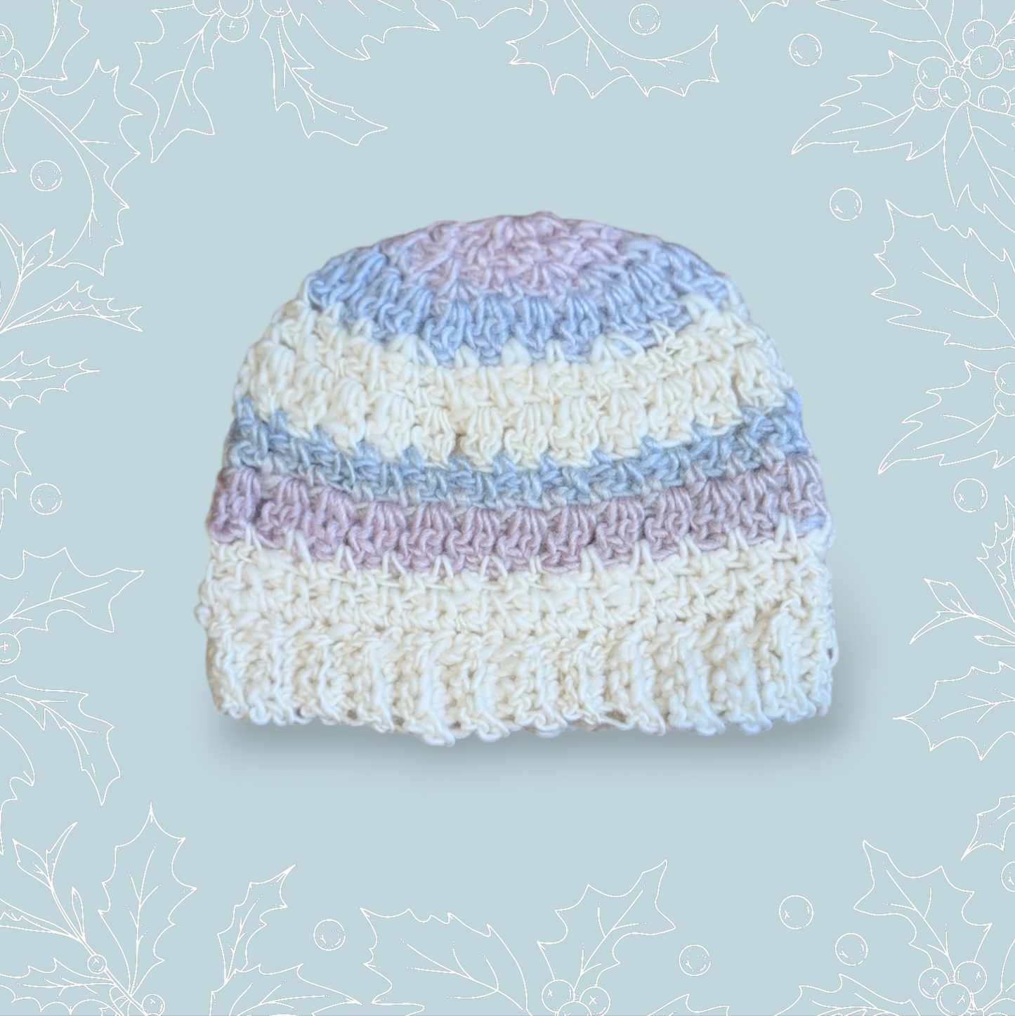 Crochet Pastel Baby/ Toddler Hat