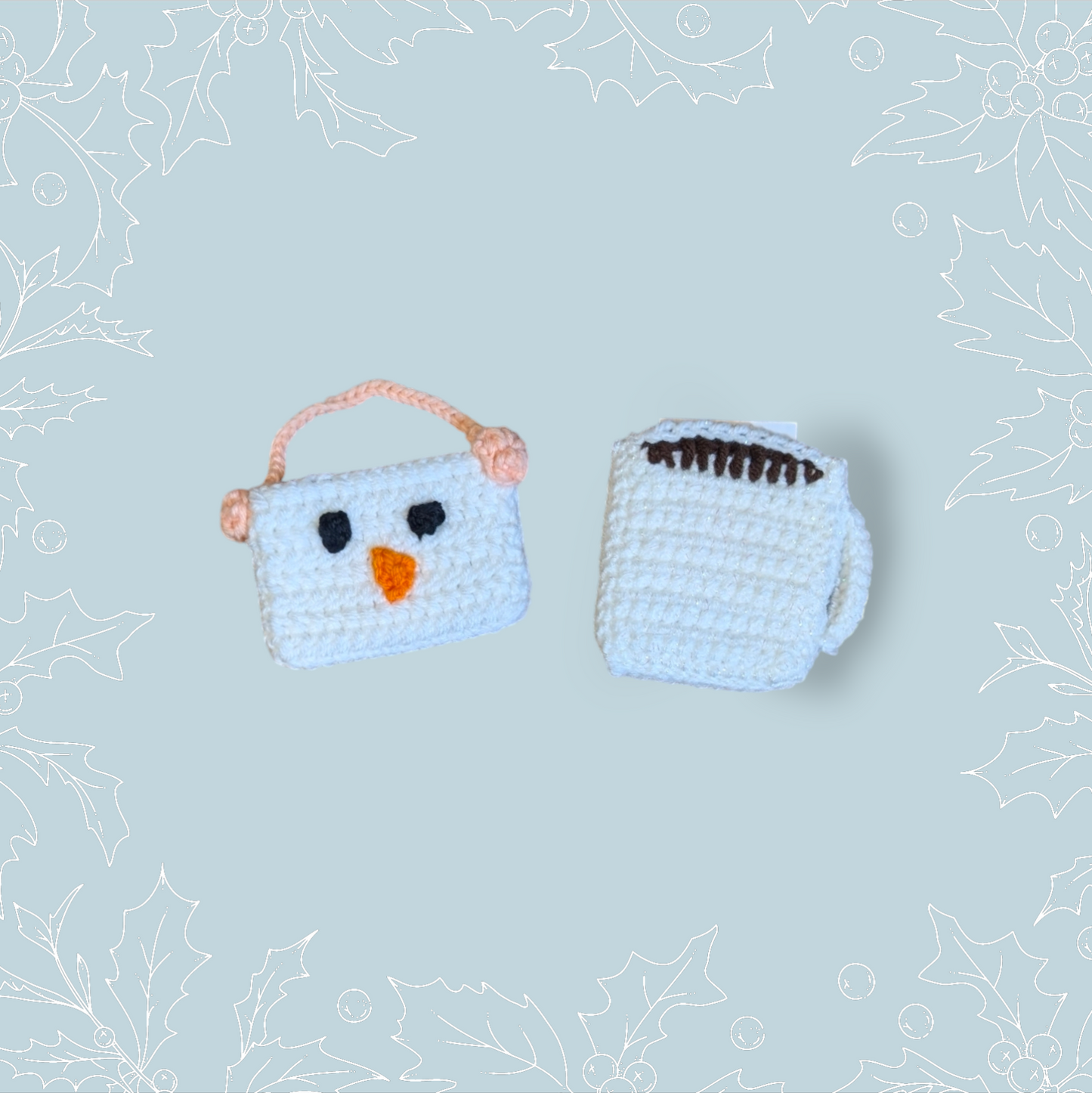 Crochet Mug Gift Card Holder Ornament