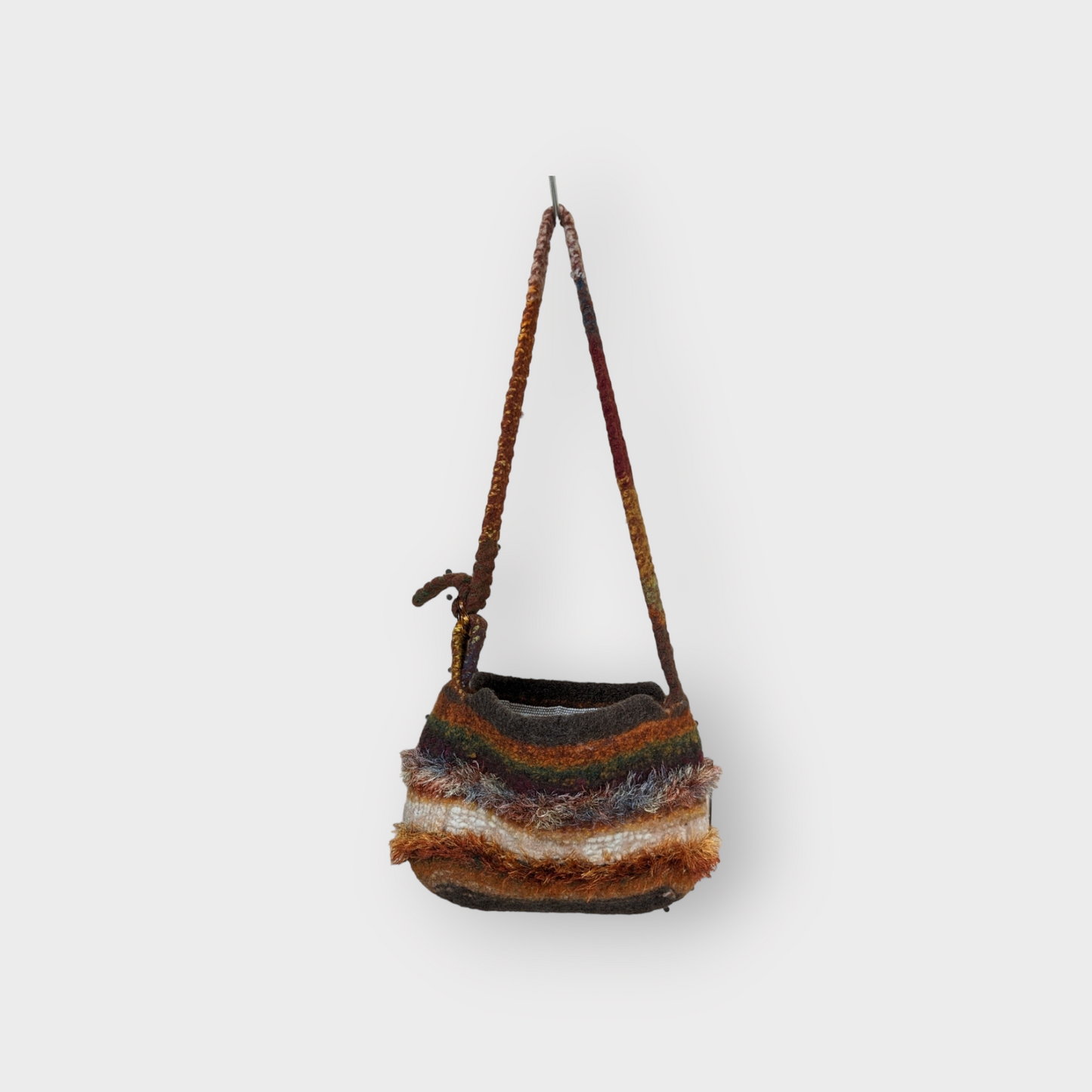 Autumn Leaves Felted Purse