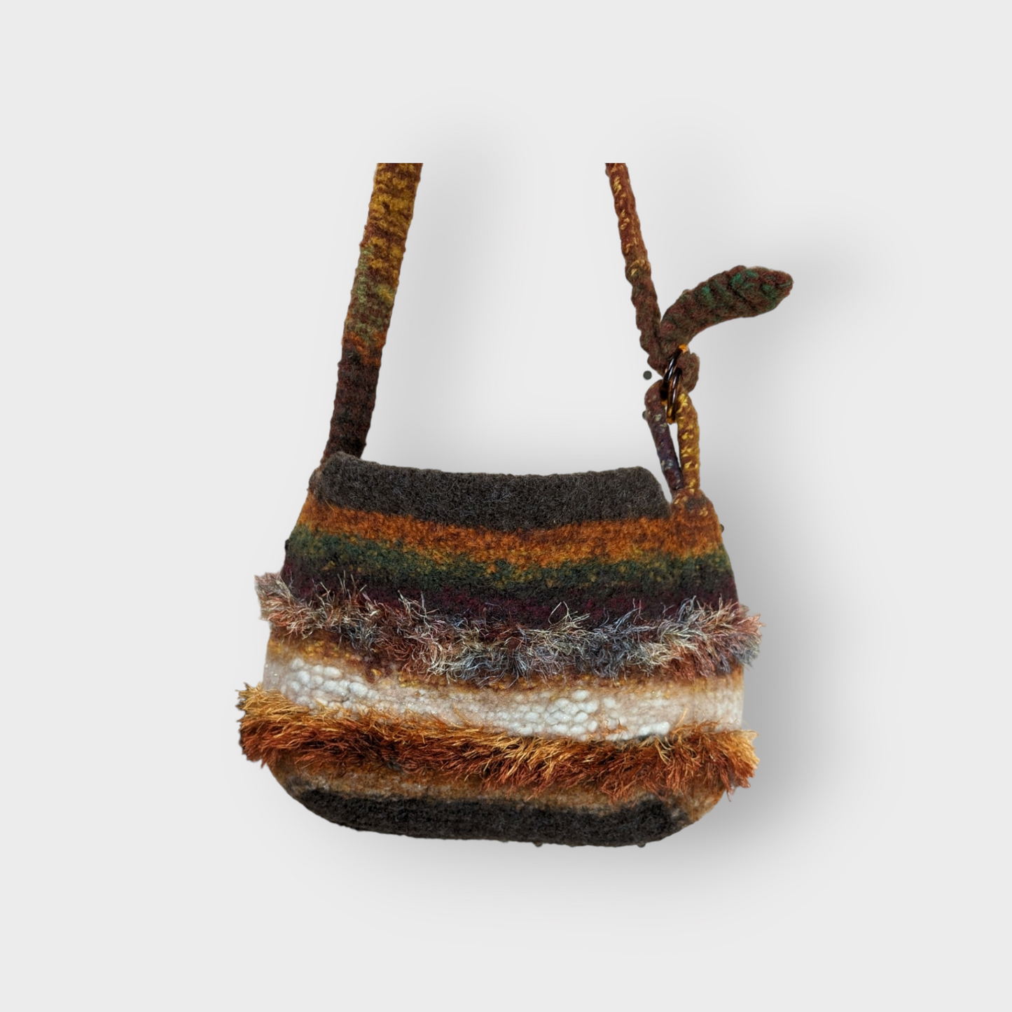 Autumn Leaves Felted Purse