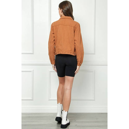 Carhartt Inspired Cropped Denim Jacket