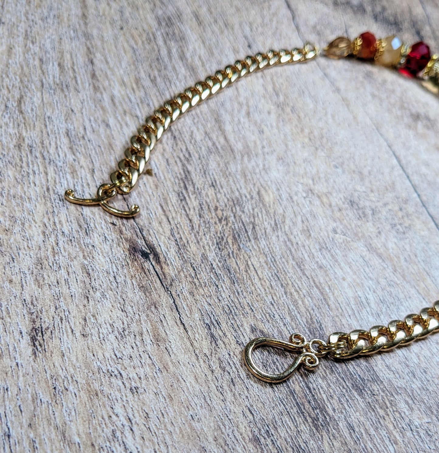 Candy Cane Dreams Beaded Necklace