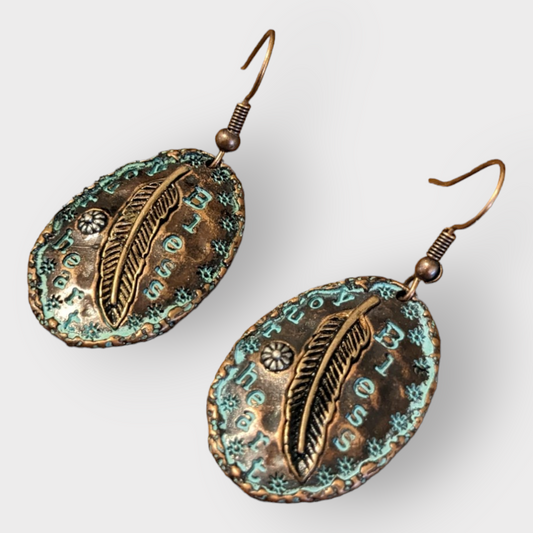 Bless Your Heart Charm Earrings