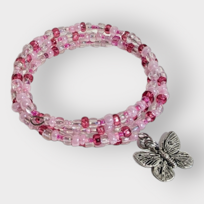 Wire Wrapping Beaded Charm Bracelets