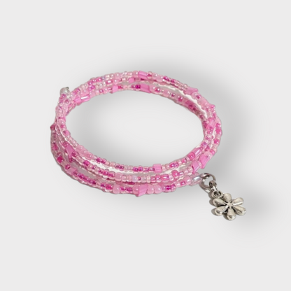 Wire Wrapping Beaded Charm Bracelets