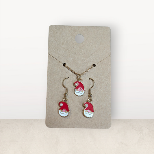 Mini Charm Earring and Necklace Set