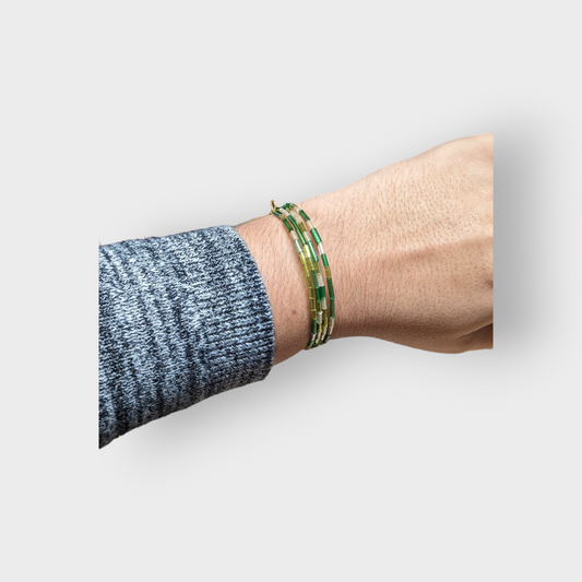 Wire Wrapping Beaded Bracelets