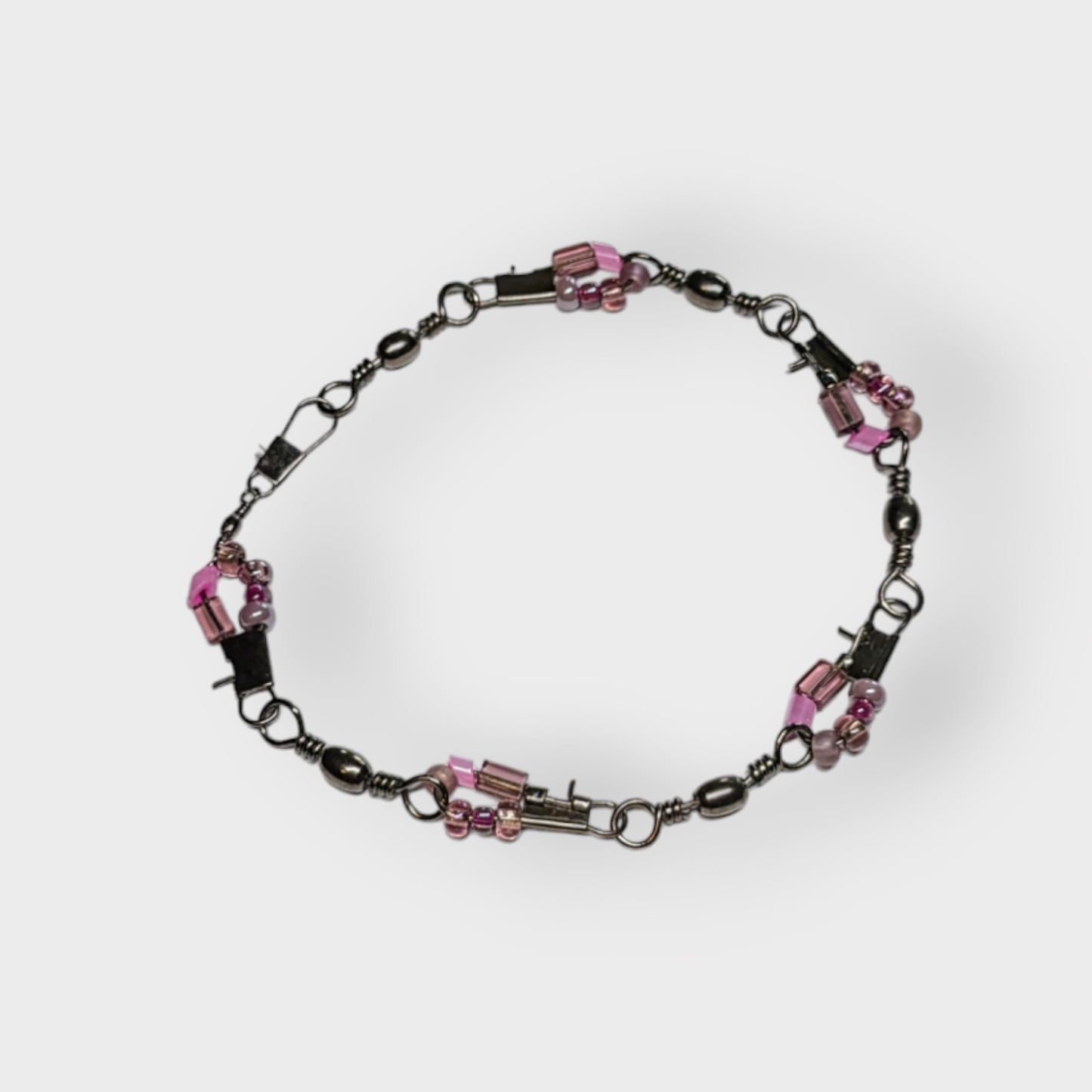 Beaded Fishing Spinner Anklet