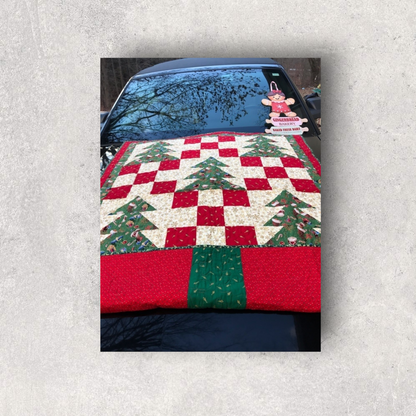 Oh Christmas Tree 45”x56” Quilted Lap Blanket