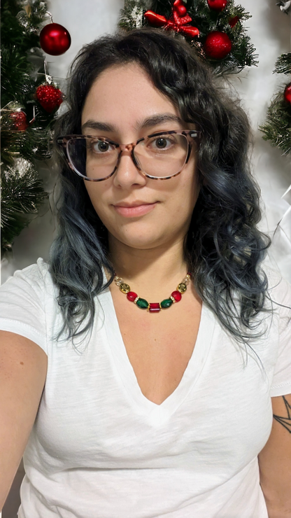 Gum Drop Beaded Necklace