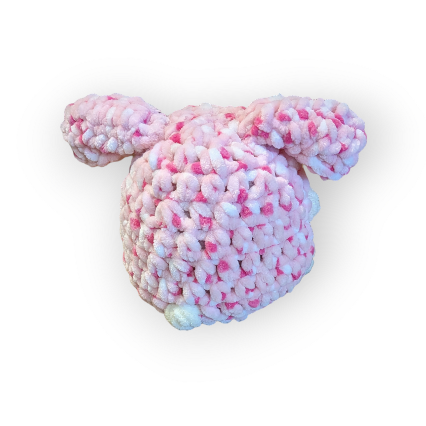 Pink Sprinkles Stuffed Bunny | Crochet Stuffed Rabbit | Bunny Plushie