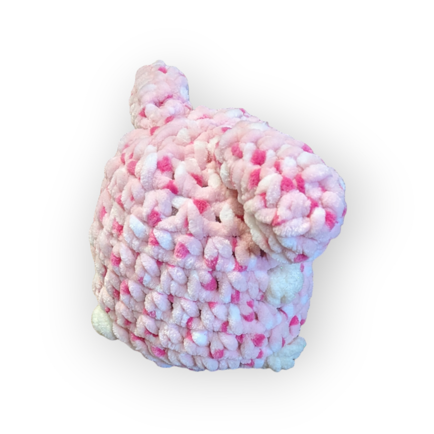 Pink Sprinkles Stuffed Bunny | Crochet Stuffed Rabbit | Bunny Plushie