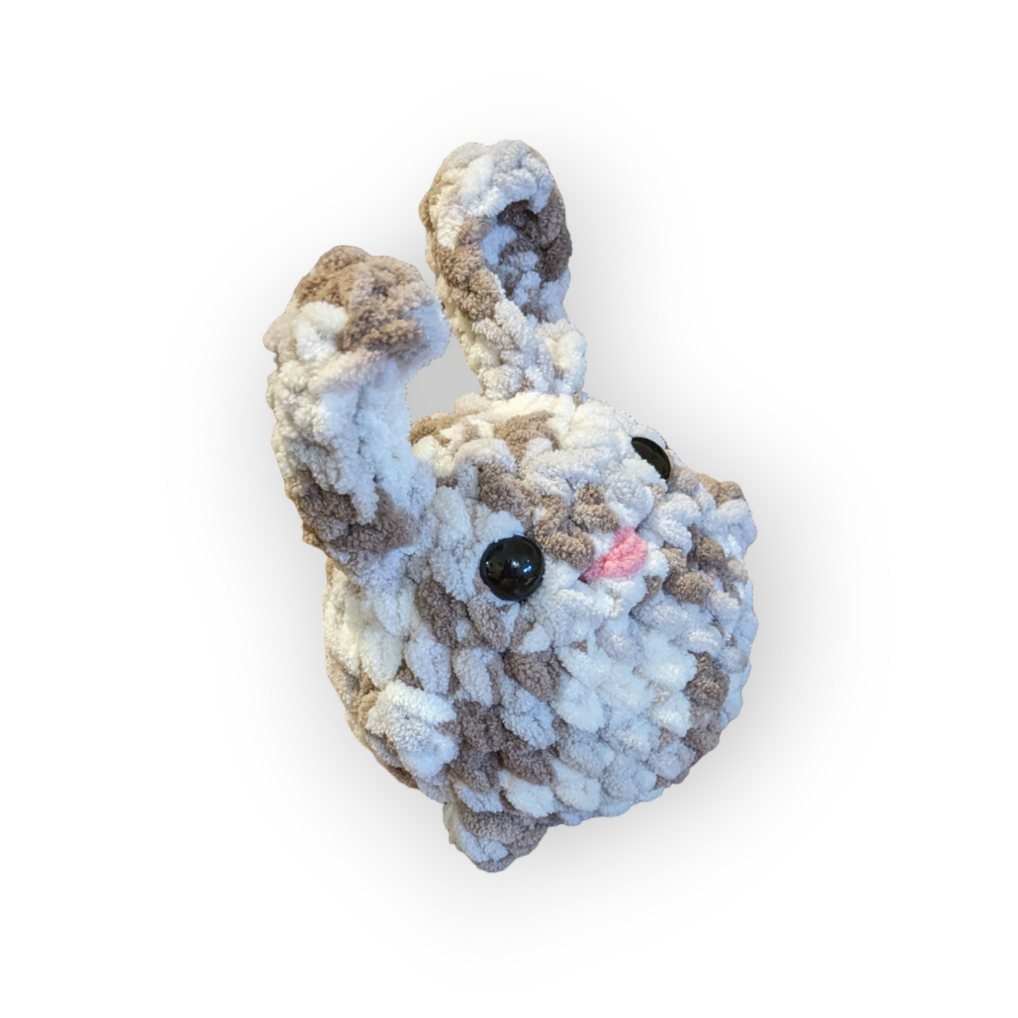 Chocolate Chip Stuffed Bunny | Crochet Stuffed Rabbit | Bunny Plushie