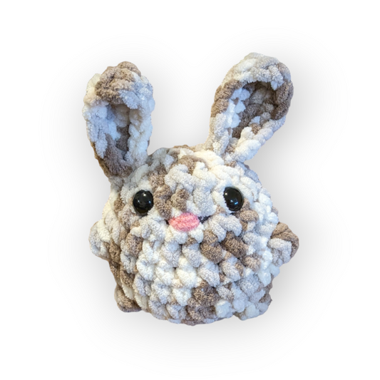 Chocolate Chip Stuffed Bunny | Crochet Stuffed Rabbit | Bunny Plushie
