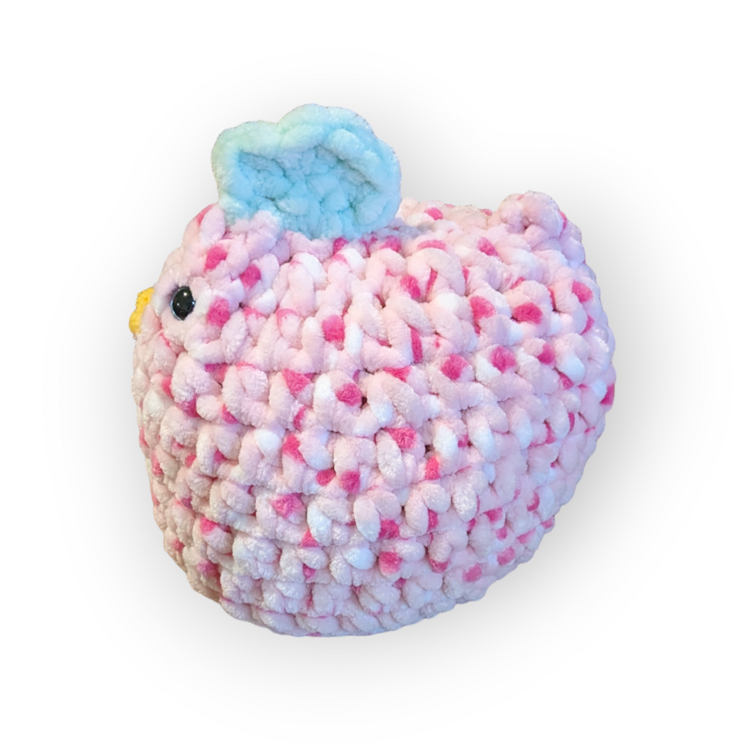 Strawberry Stuffed Chicken (Medium) | Pink Stuffed Chicken | Chicken Plushie