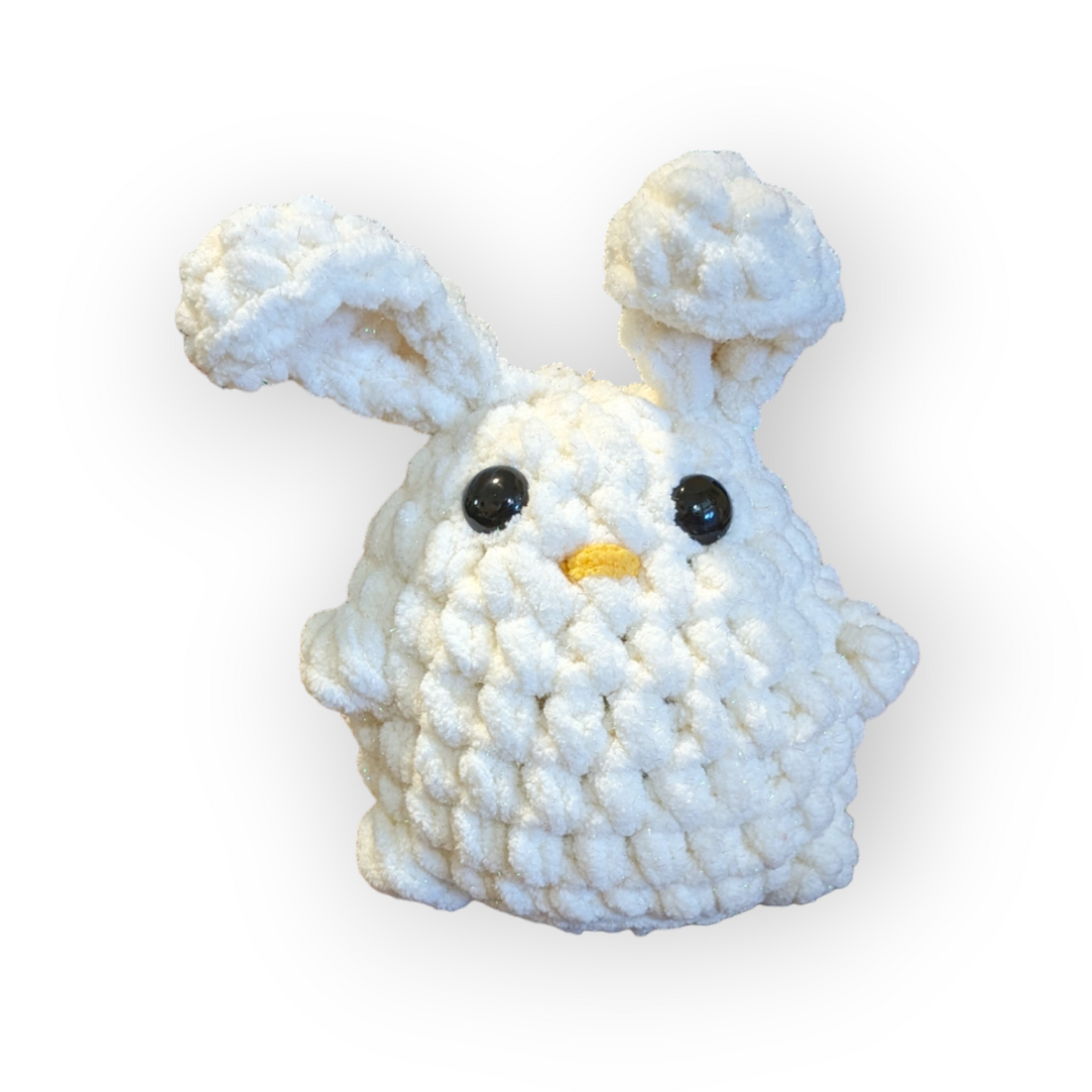 Sparkles Stuffed Bunny | Crochet Stuffed Rabbit | Bunny Plushie