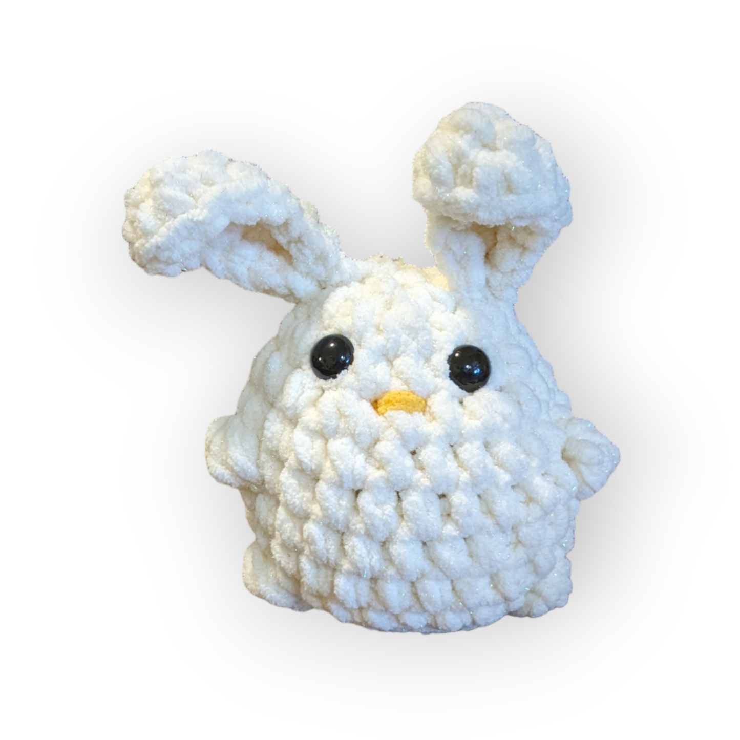 Sparkles Stuffed Bunny | Crochet Stuffed Rabbit | Bunny Plushie
