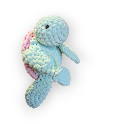 Pink Sprinkles Turtle | Crochet Stuffed Turtle | Turtle Plushie