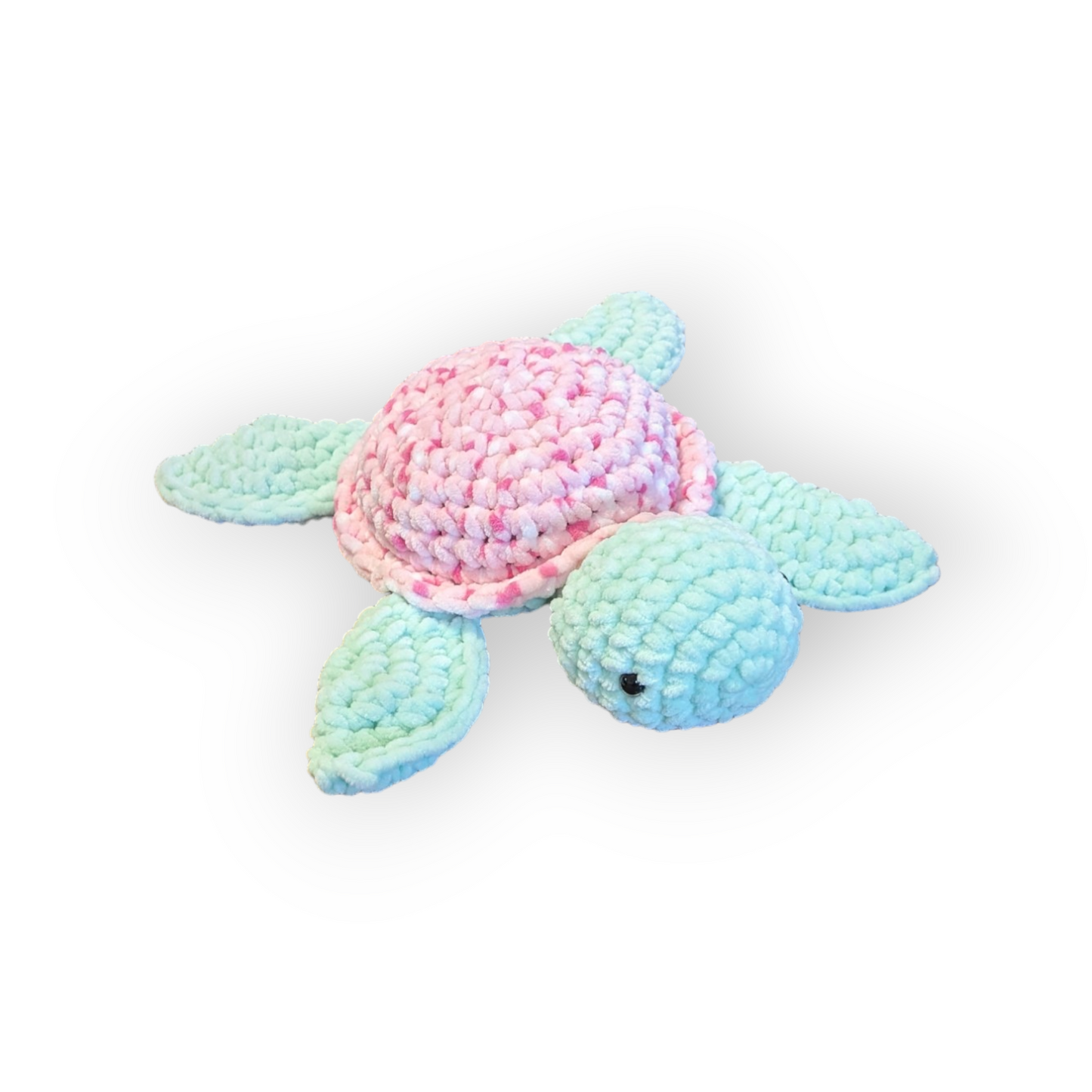 Pink Sprinkles Turtle | Crochet Stuffed Turtle | Turtle Plushie