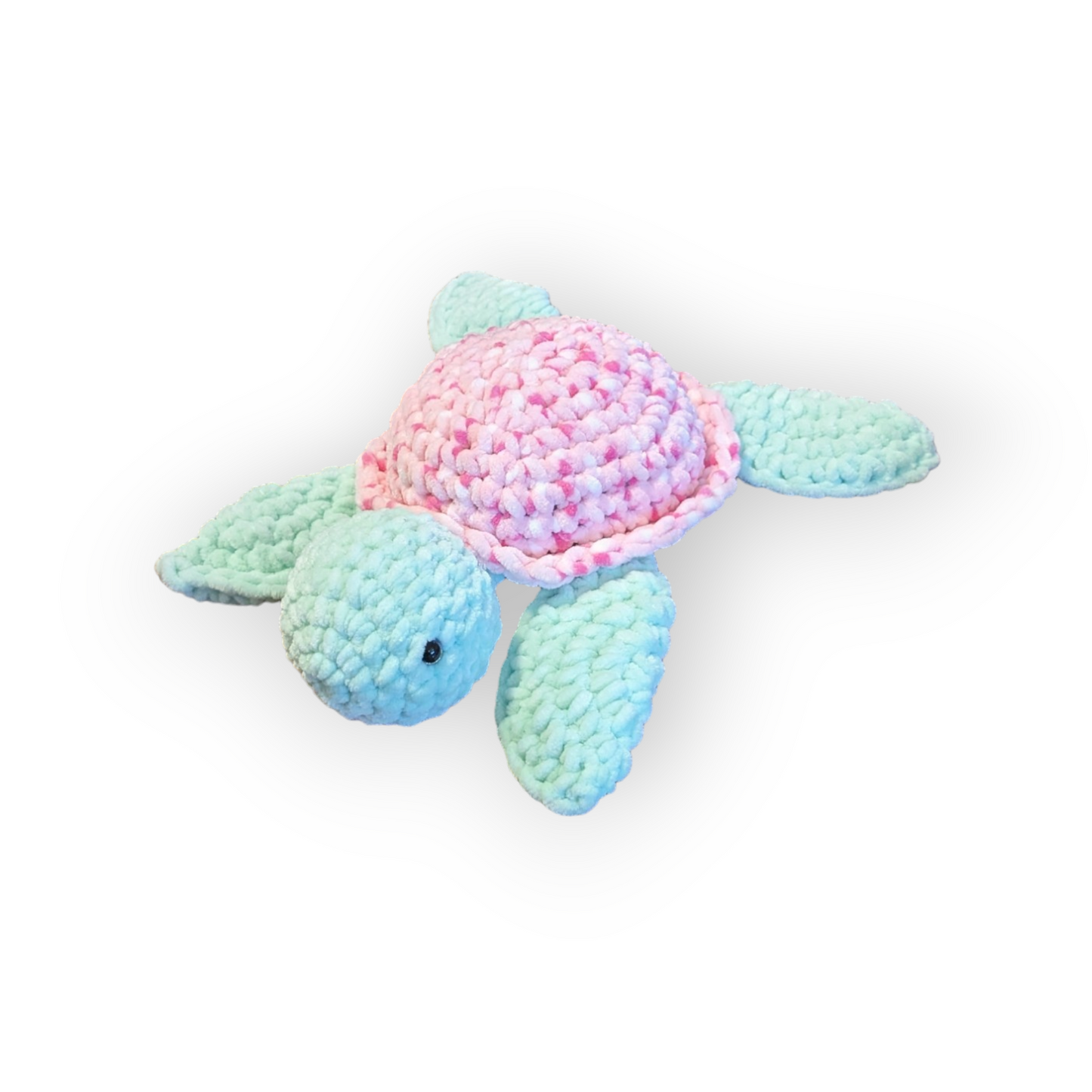 Pink Sprinkles Turtle | Crochet Stuffed Turtle | Turtle Plushie