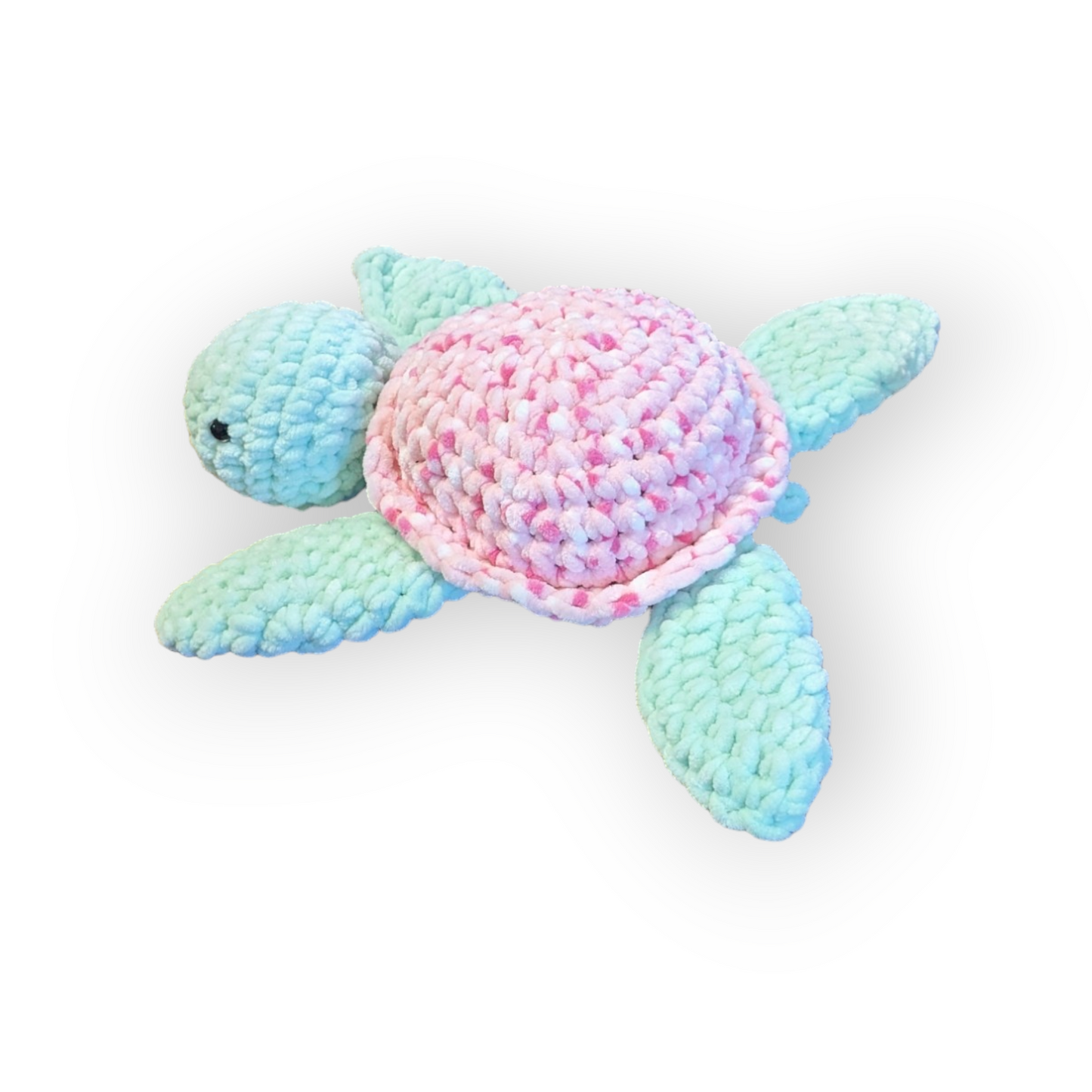 Pink Sprinkles Turtle | Crochet Stuffed Turtle | Turtle Plushie