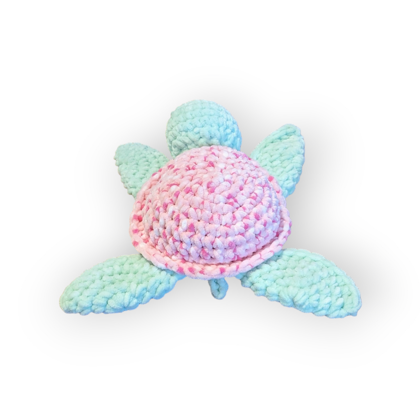Pink Sprinkles Turtle | Crochet Stuffed Turtle | Turtle Plushie