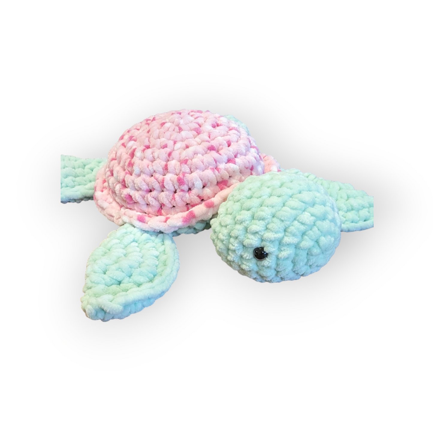 Pink Sprinkles Turtle | Crochet Stuffed Turtle | Turtle Plushie