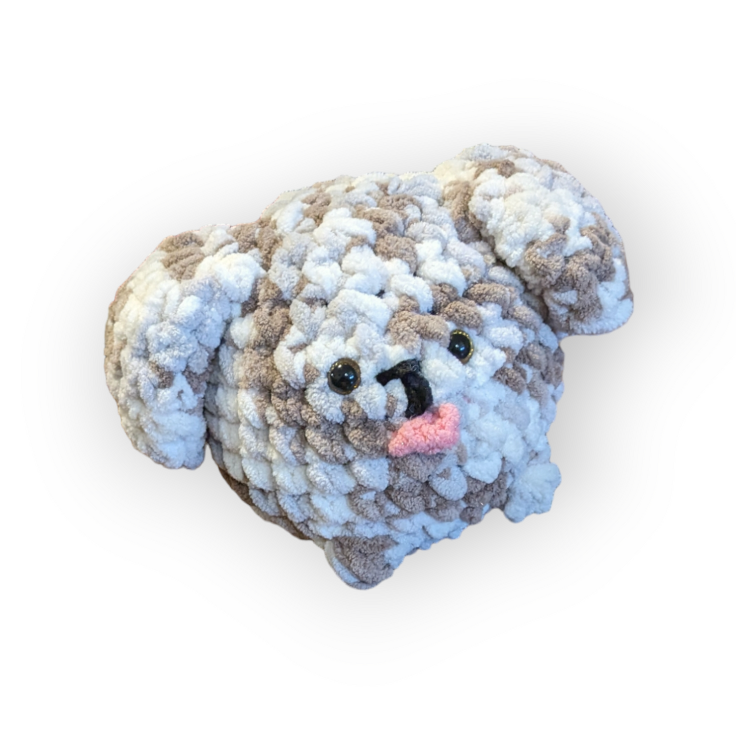 Chocolate Chip Stuffed Puppy | Crochet Stuffed Dog | Puppy Plushie