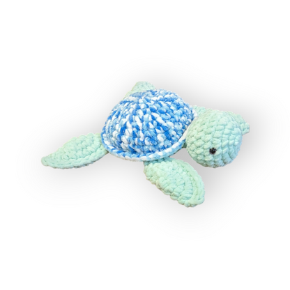 Blue Sprinkles Turtle | Crochet Stuffed Turtle | Turtle Plushie