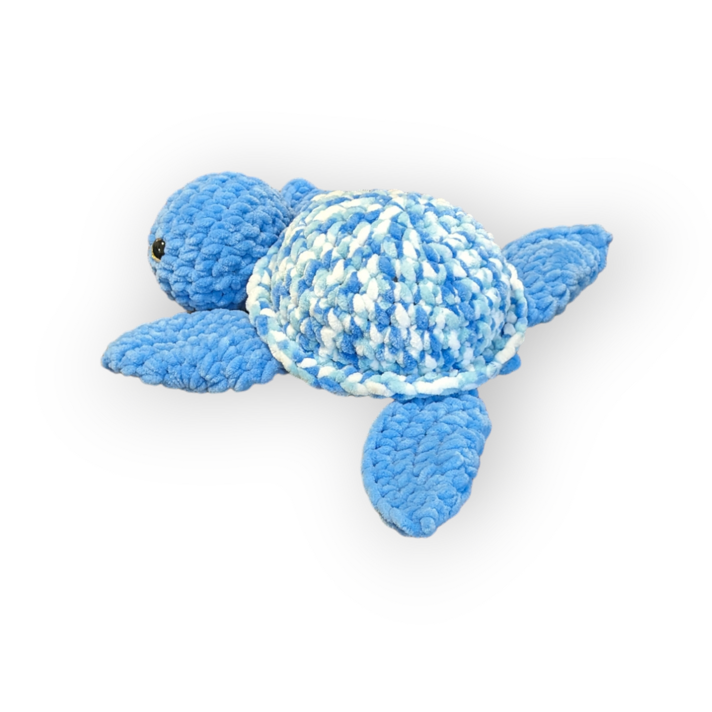 Bluey the Turtle | Blue Tie Dye Turtle | Crochet Stuffed Turtle | Turtle Plushie