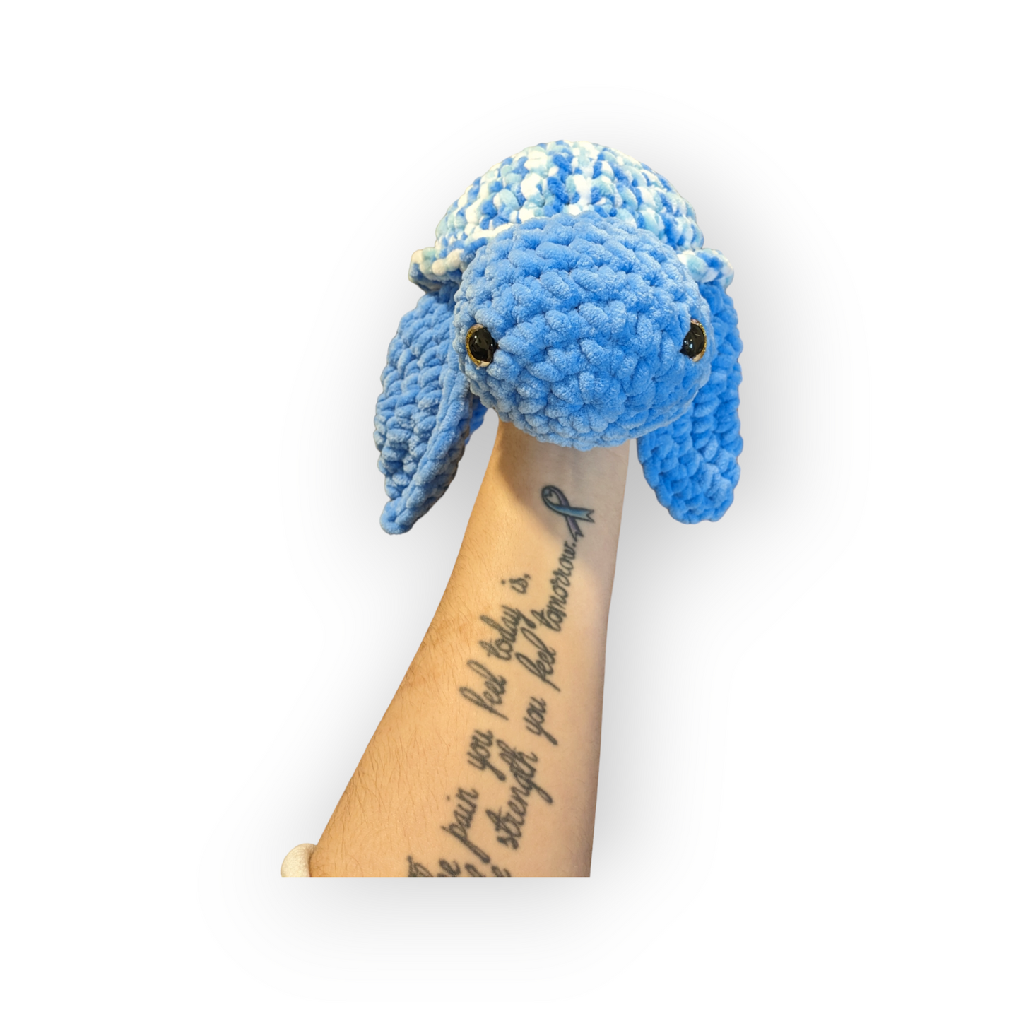 Bluey the Turtle | Blue Tie Dye Turtle | Crochet Stuffed Turtle | Turtle Plushie