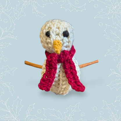 Crochet Baby Sparkle Snowman