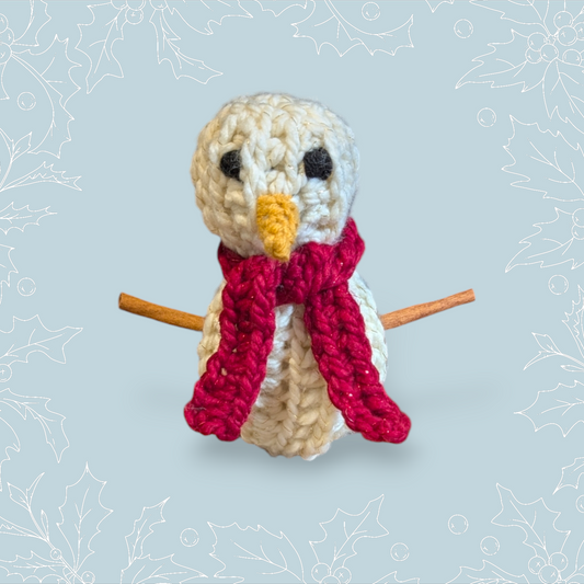 Crochet Baby Sparkle Snowman