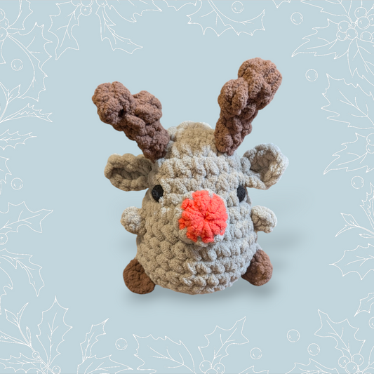 Crochet Reindeer Plushie