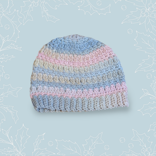 Crochet Pastel Teen Hat