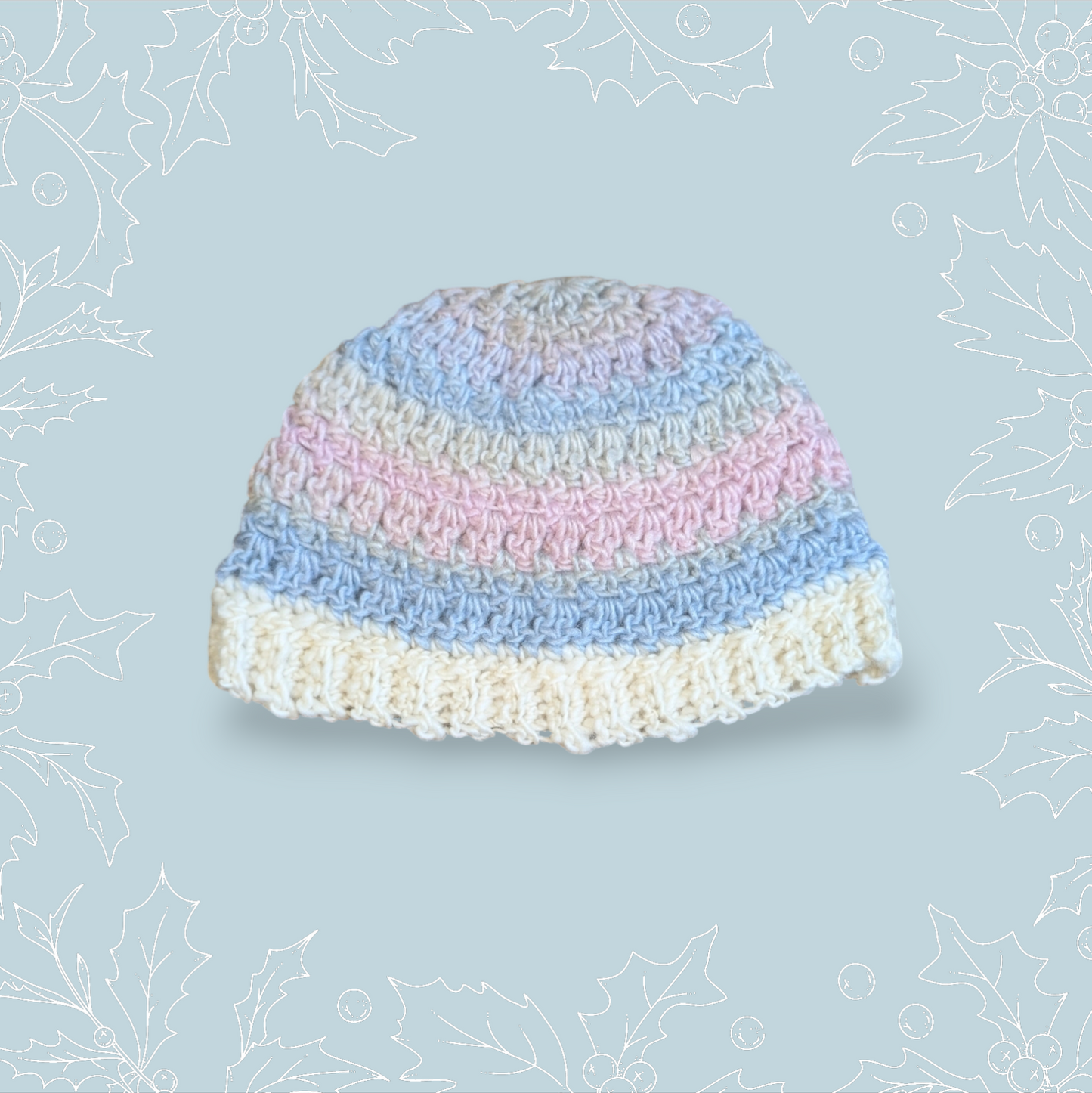 Crochet Pastel Kids Hat