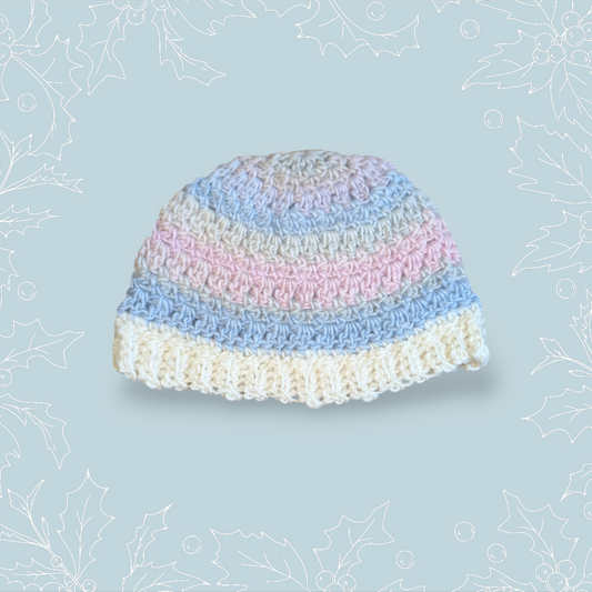 Crochet Pastel Kids Hat