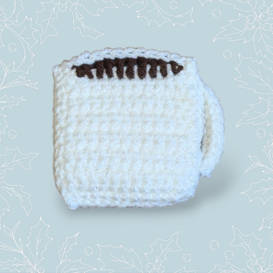 Crochet Mug Gift Card Holder Ornament