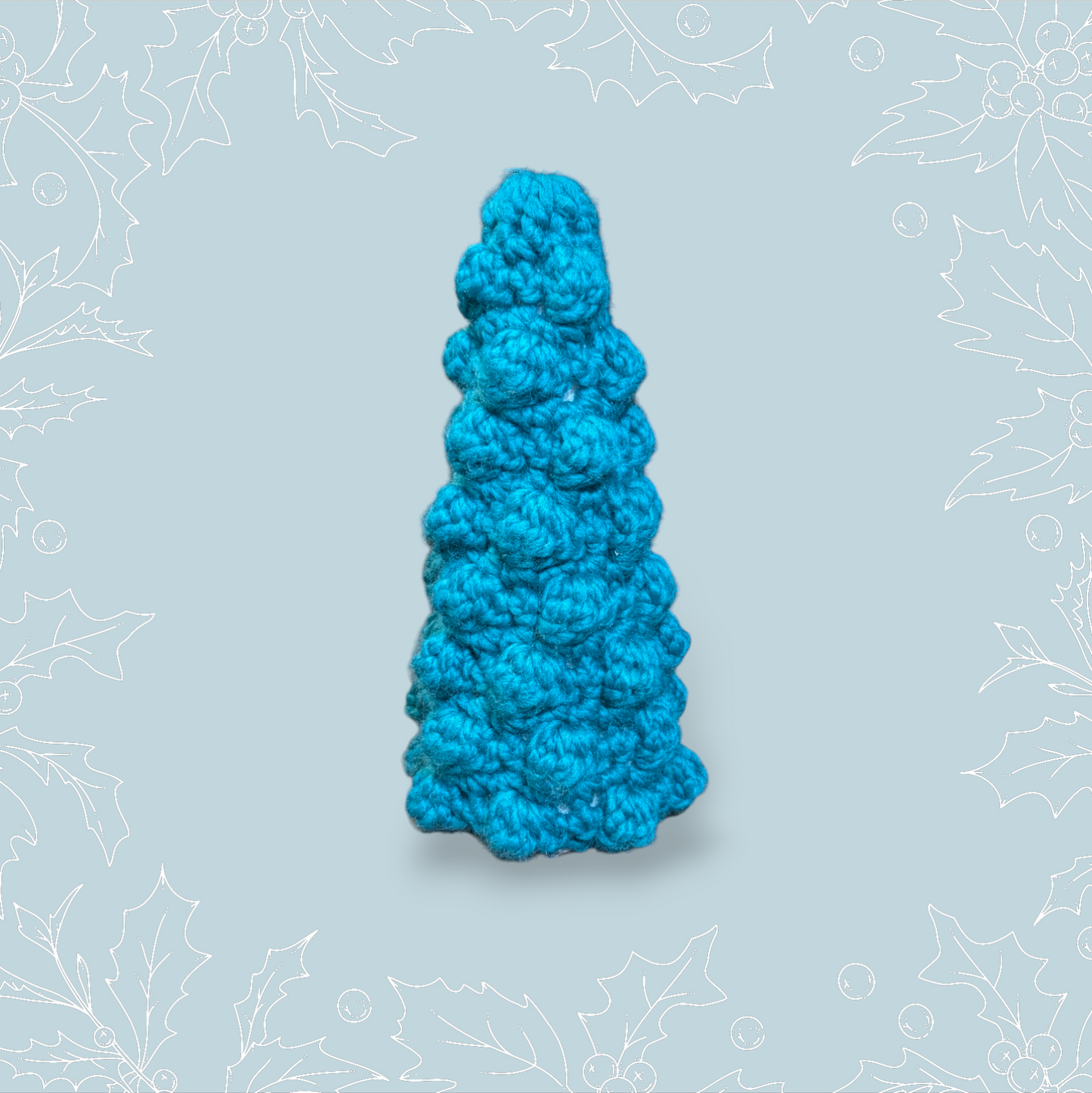 Crochet Medium Green Bobble Tree