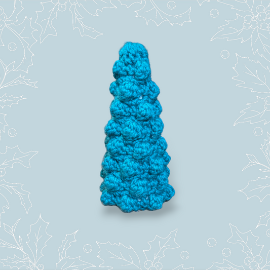 Crochet Medium Green Bobble Tree